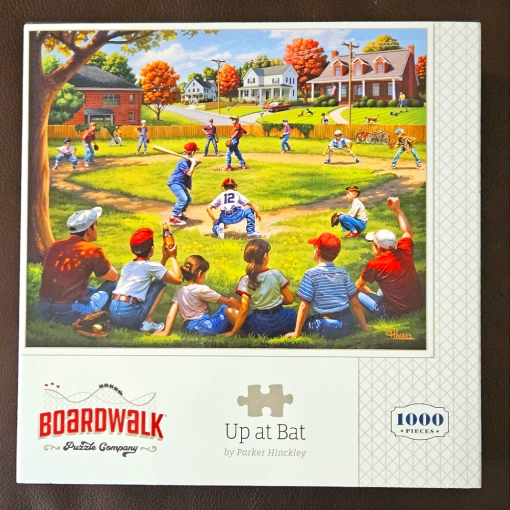 Boardwalk Puzzle Company UP at BAT 1,000 Pieces Sealed Box
